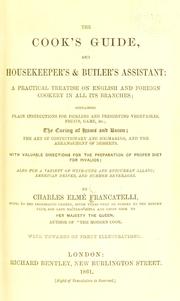 The Cook's Guide and Housekeeper's & Butler's Assistant (1861)